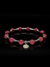 25 year series stabilized wood bracelet | Flower shadow