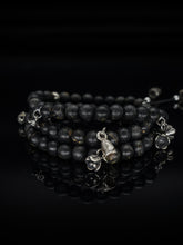 25 year series stabilized wood bracelet | Flowers in stones