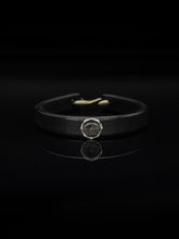 25 year series stabilized wood bracelet | black C