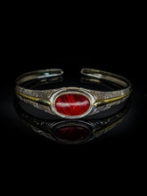 25 year series stabilized wood bracelet | red SC