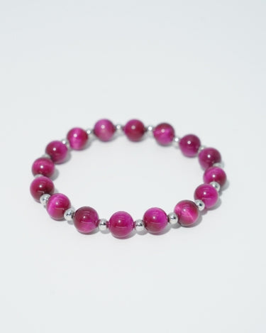 Elasticated beaded bracelet