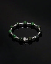 Elasticated beaded bracelets