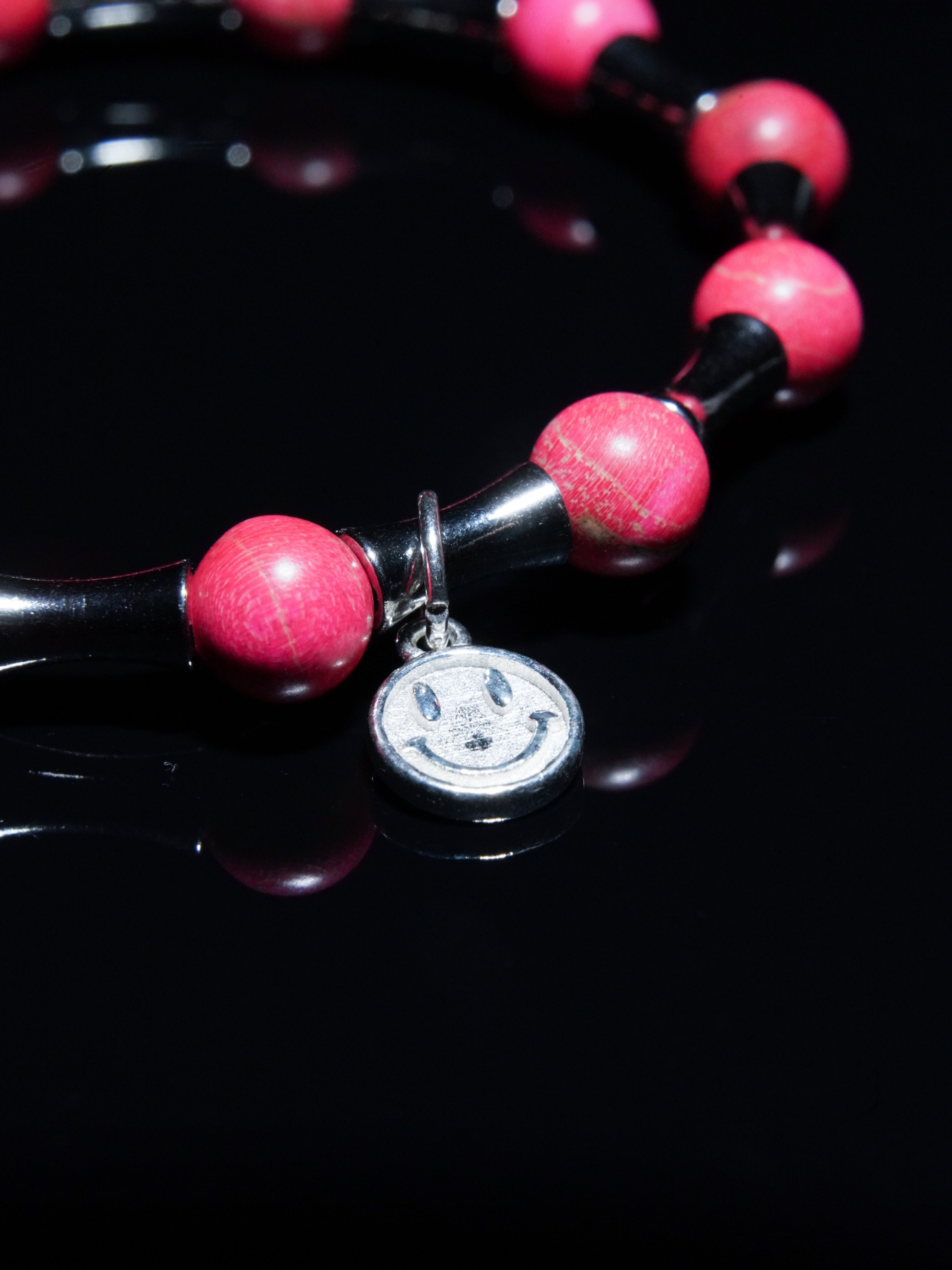 25 year series stabilized wood bracelet | Flower shadow