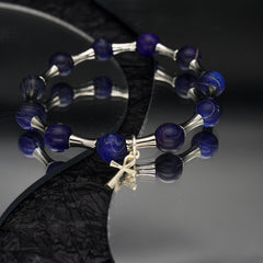 25 year series stabilized wood bracelet |Star Shadow