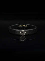 25 year series stabilized wood bracelet | black C