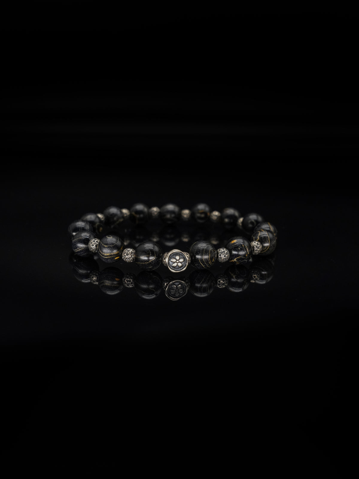 25 year series stabilized wood bracelet | gypsophila acutifolia