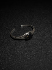 25 year series stabilized wood bracelet | black C