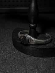 25 year series stabilized wood bracelet | black C