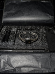 25 year series stabilized wood bracelet | black C