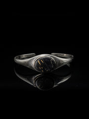 25 year series stabilized wood bracelet | black C