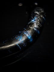 25 year series stabilized wood bracelet | Dark blue bowstring