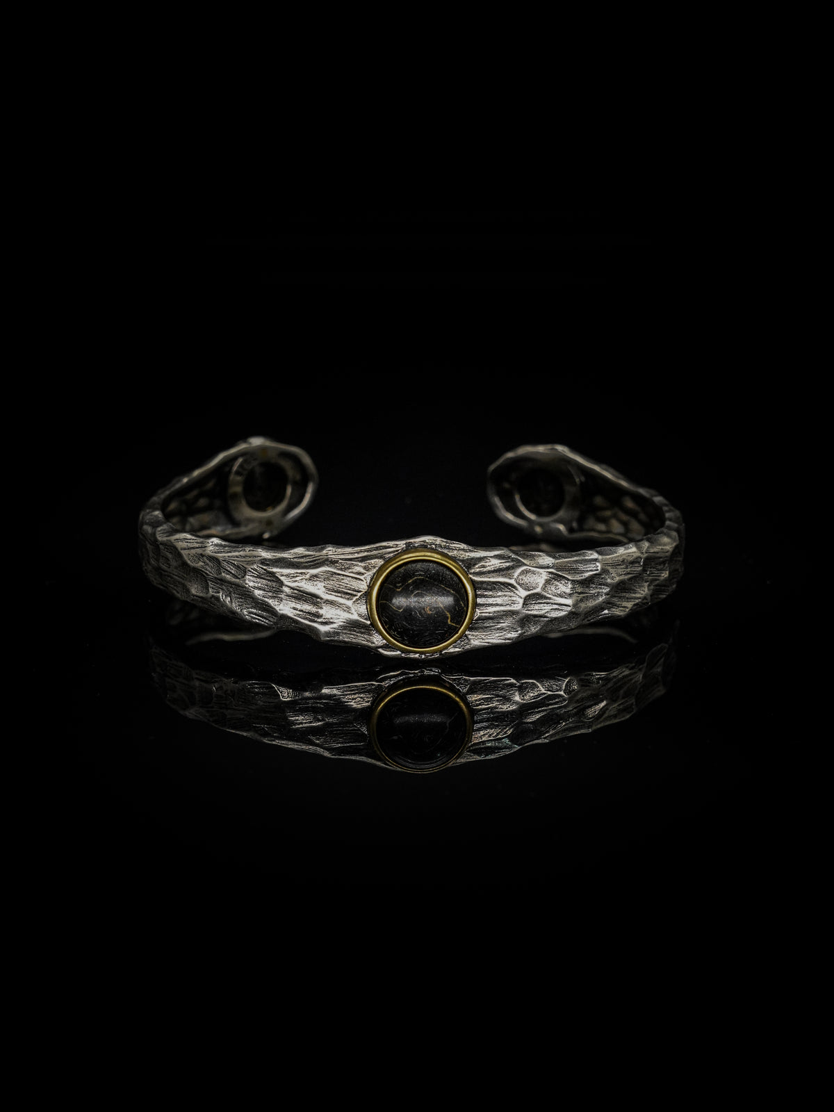 25 year series stabilized wood bracelet | black XC