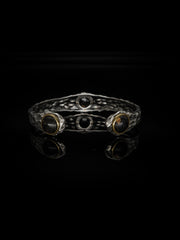 25 year series stabilized wood bracelet | black XC