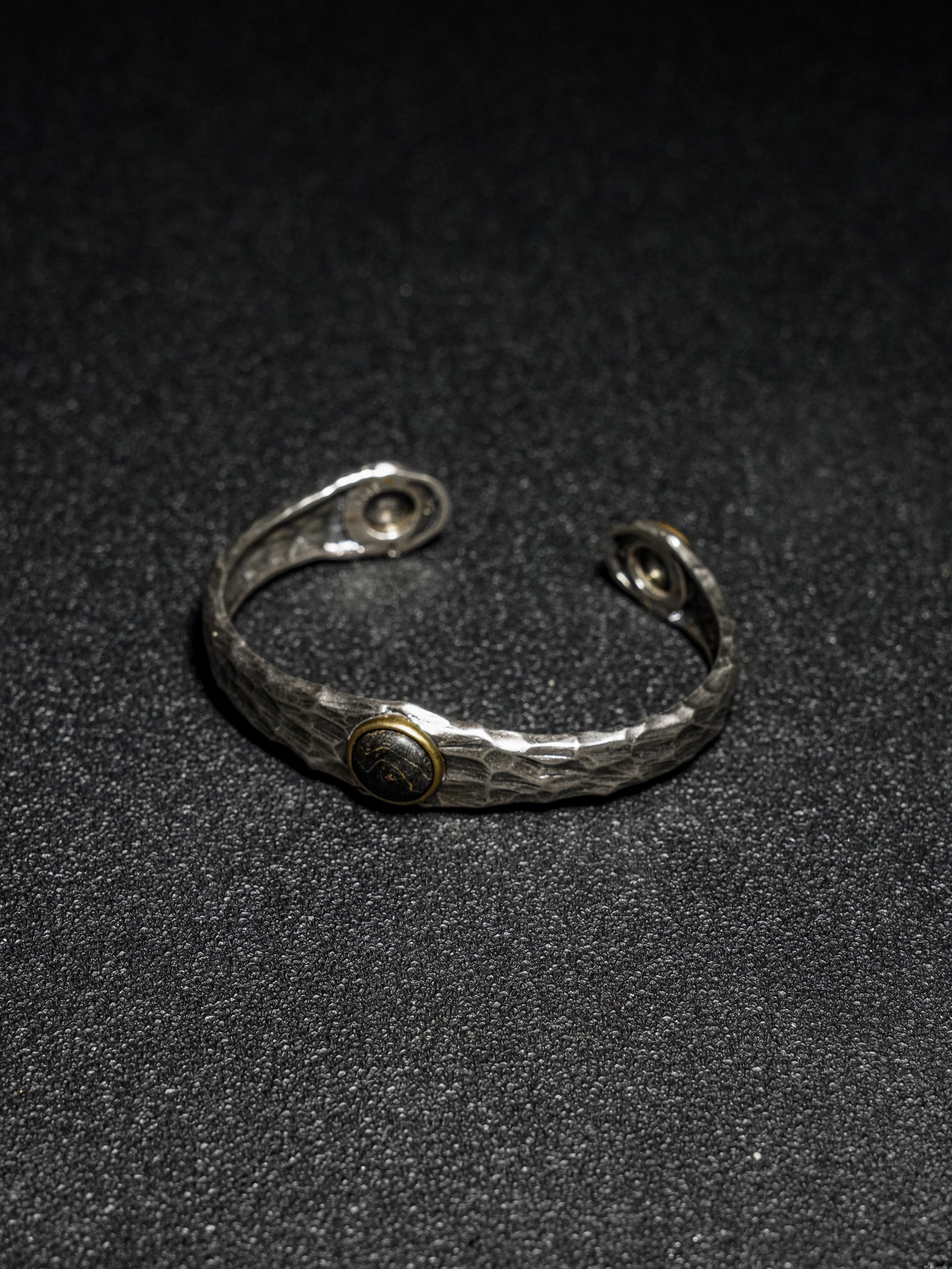 25 year series stabilized wood bracelet | black XC