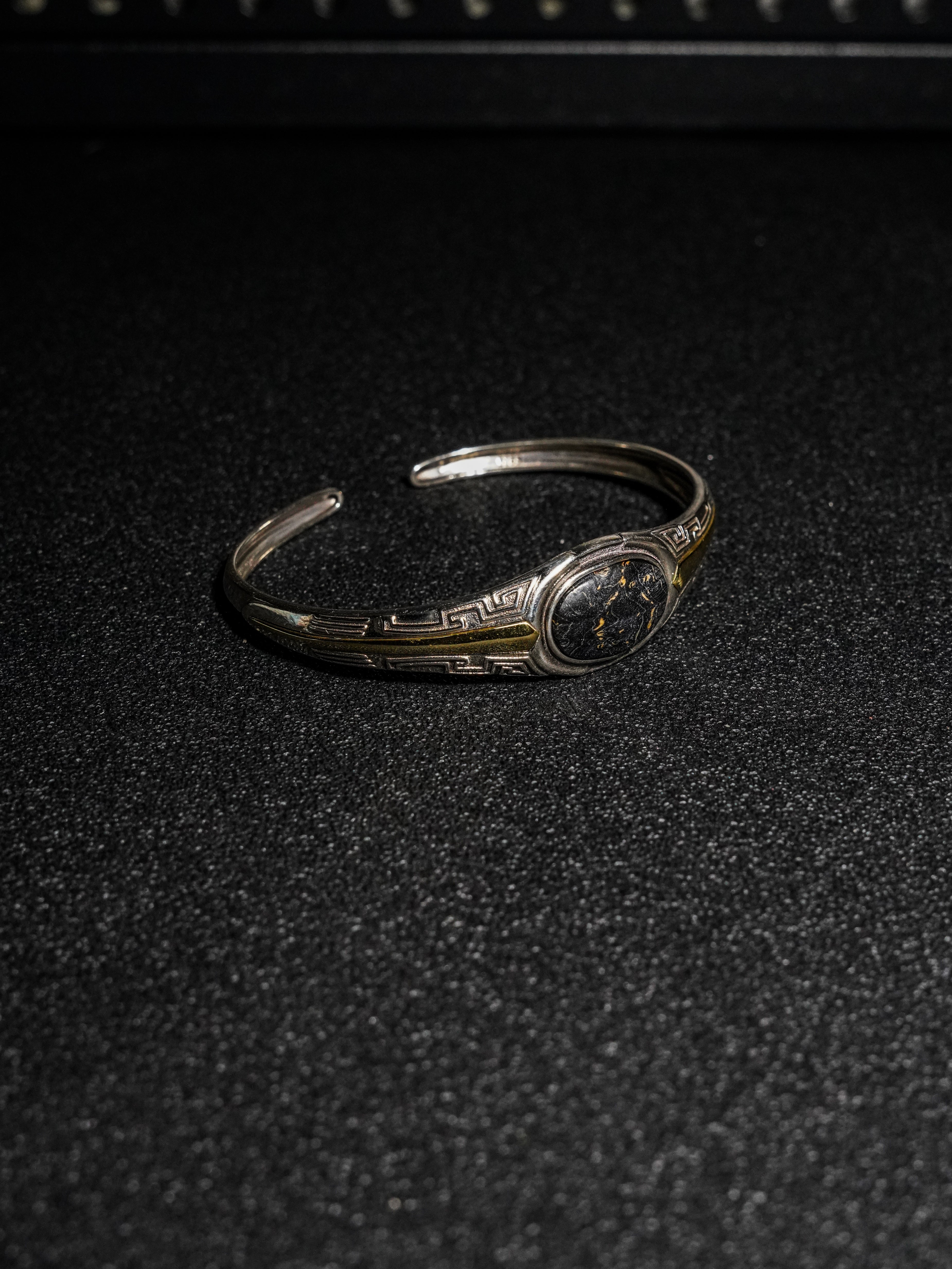 25 year series stabilized wood bracelet | black SC