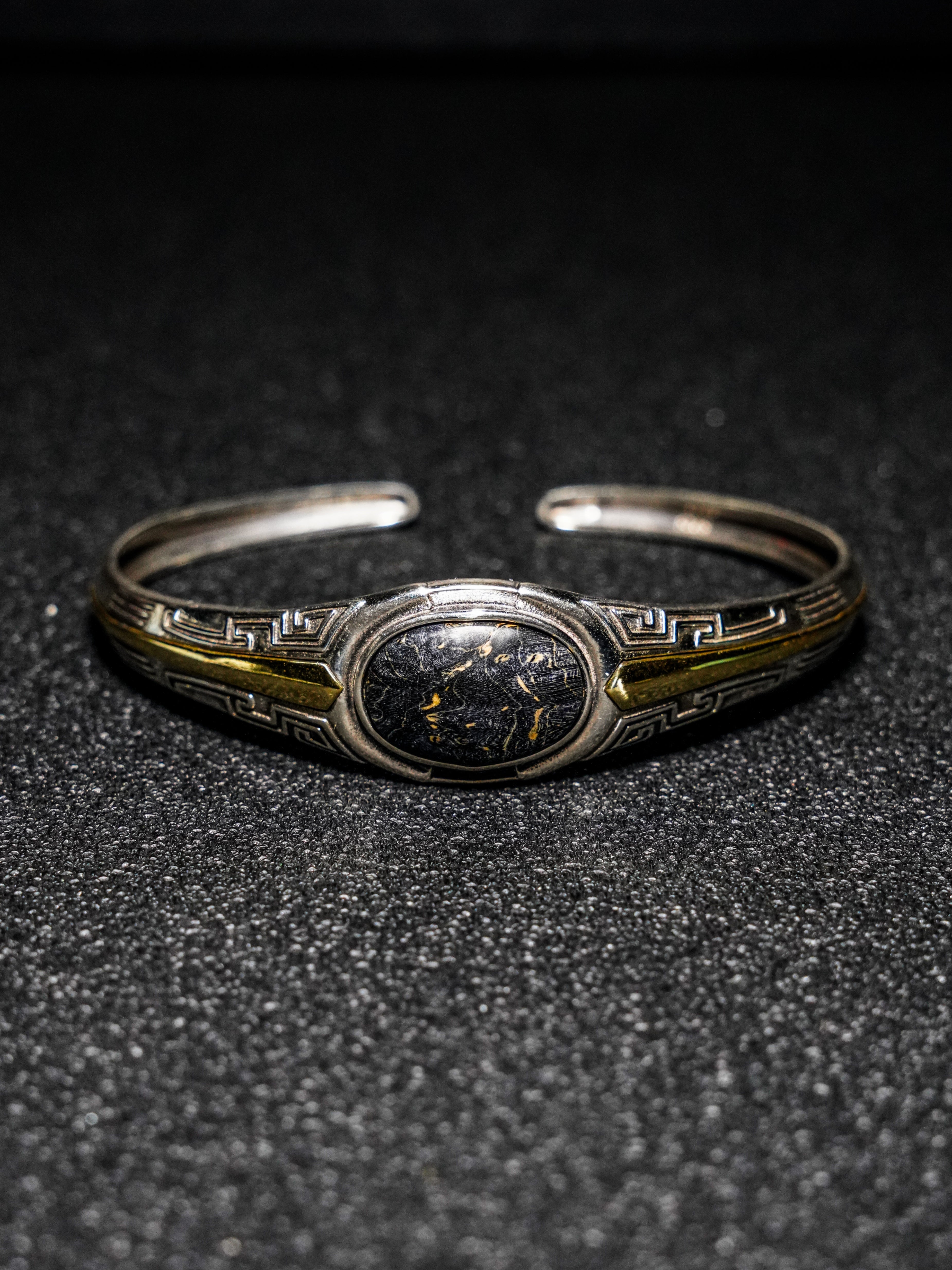 25 year series stabilized wood bracelet | black SC