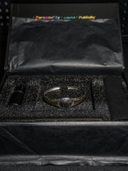 25 year series stabilized wood bracelet | black SC